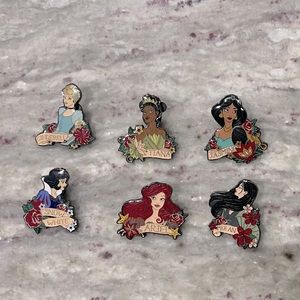 Loungefly Disney Princess pin set